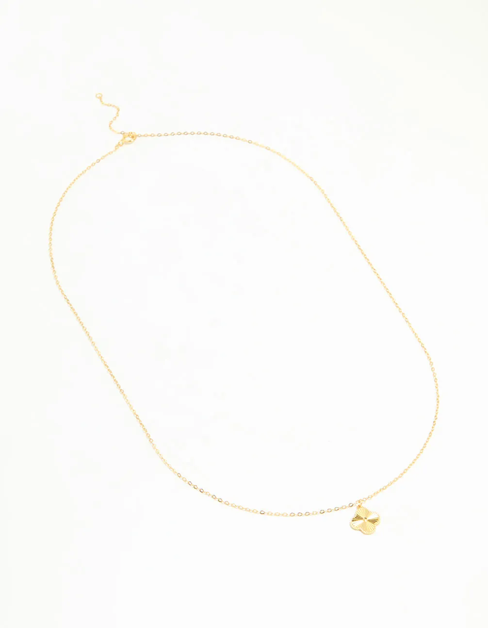 Gold Plated Sterling Silver Flower Necklace sold by lovisa product image thumbnail 2