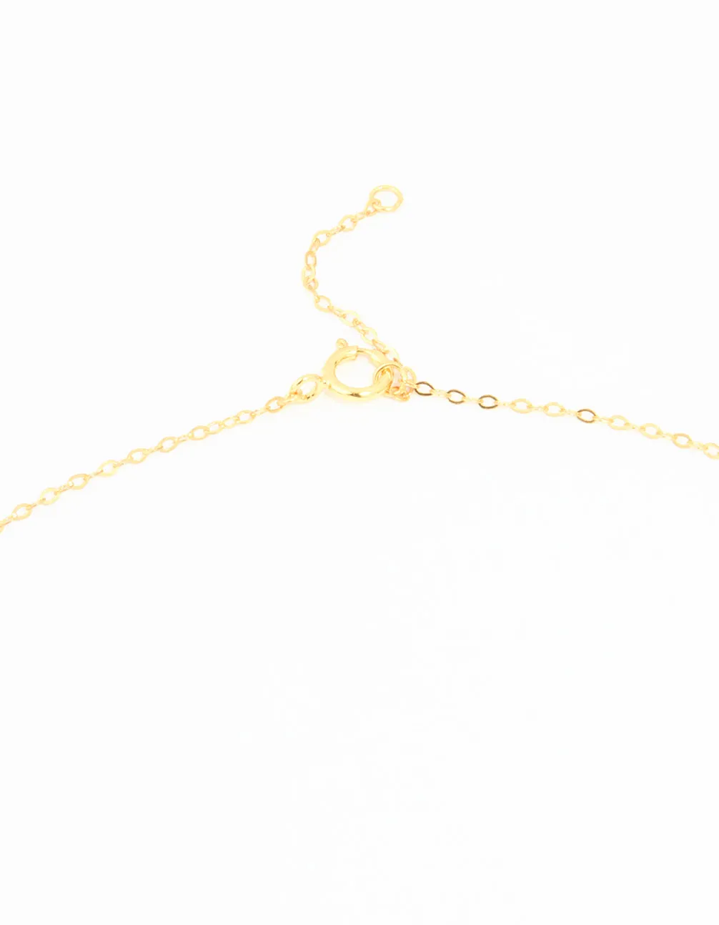 Gold Plated Sterling Silver Cubic Zirconia Horseshoe Necklace sold by lovisa product image thumbnail 3
