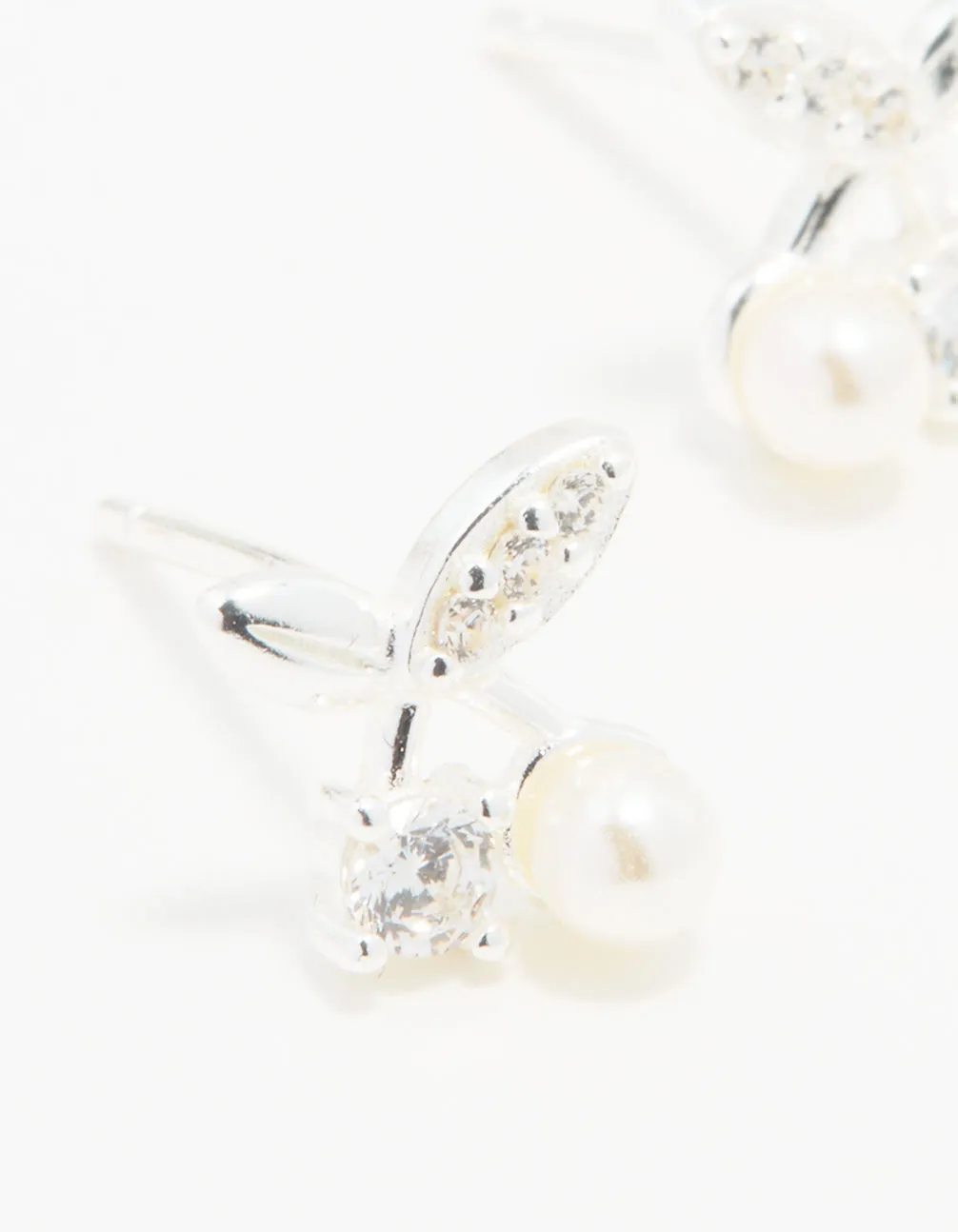 Sterling Silver Cubic Zirconia Cherry Stud Earrings sold by lovisa product image thumbnail 2