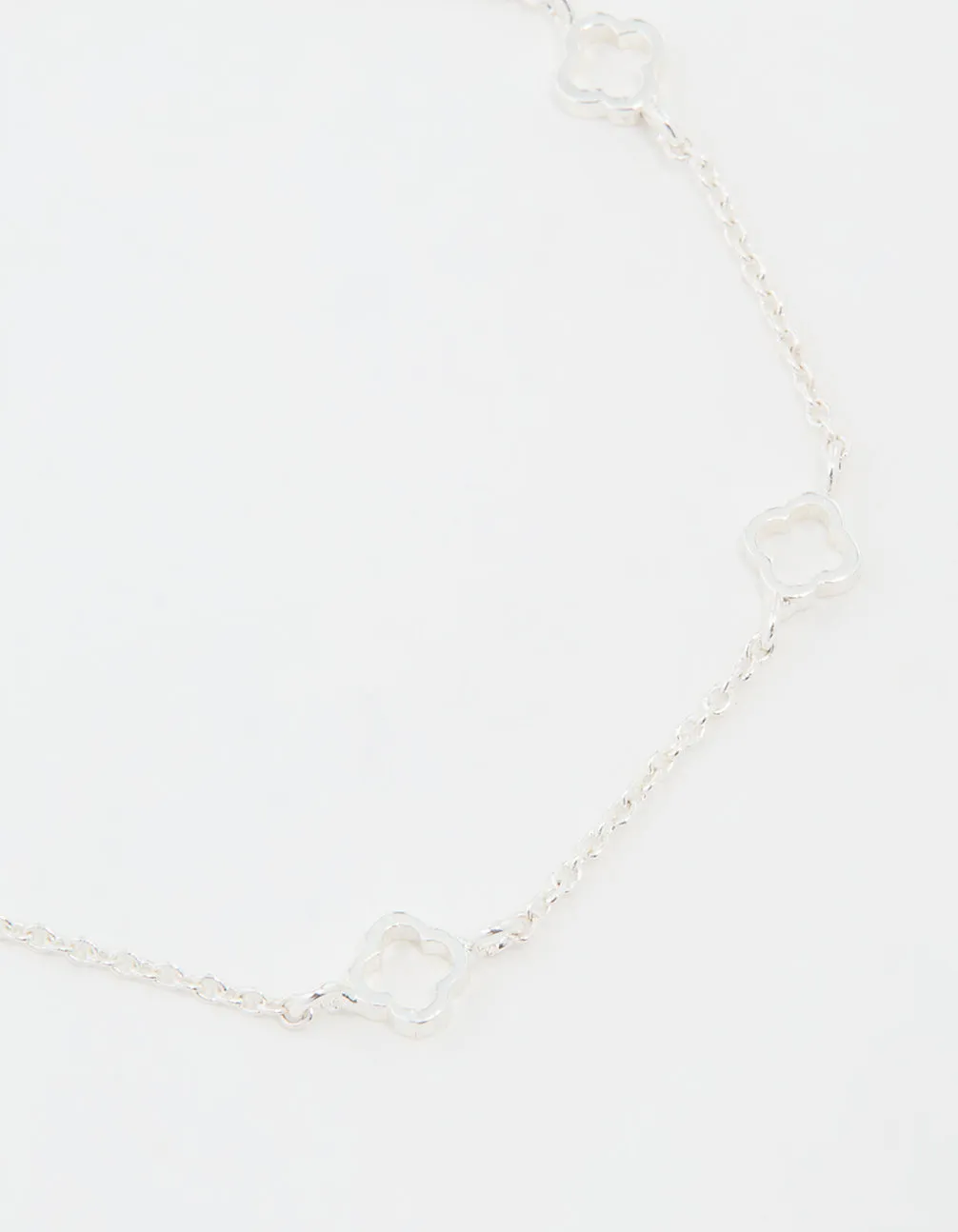 Sterling Silver Hollow Flower Bracelet sold by lovisa product image thumbnail 2