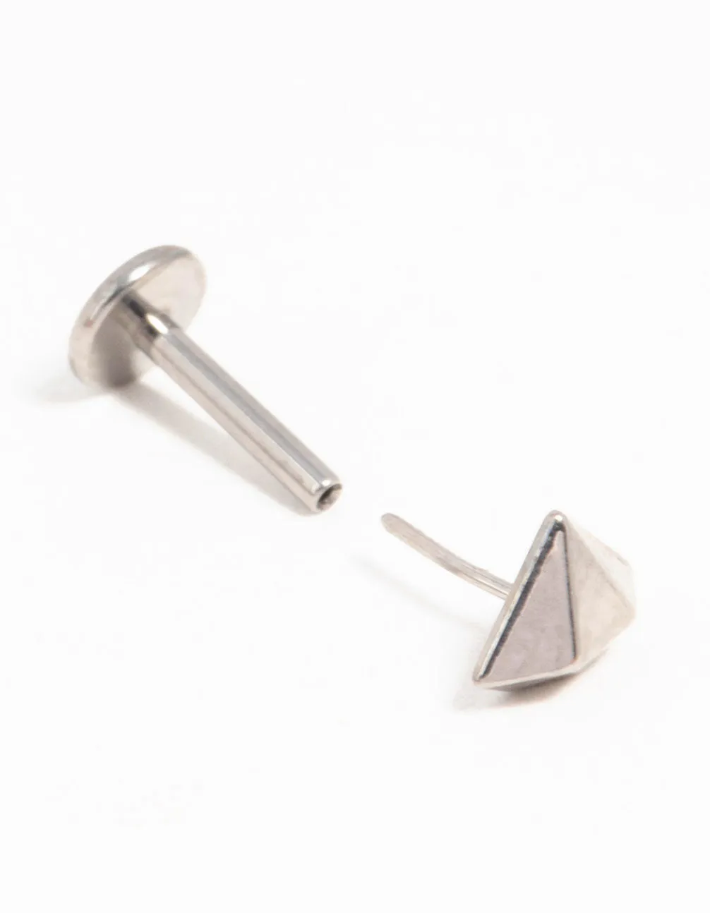 Titanium Diamond Shaped Flat Back Stud sold by lovisa product image thumbnail 2
