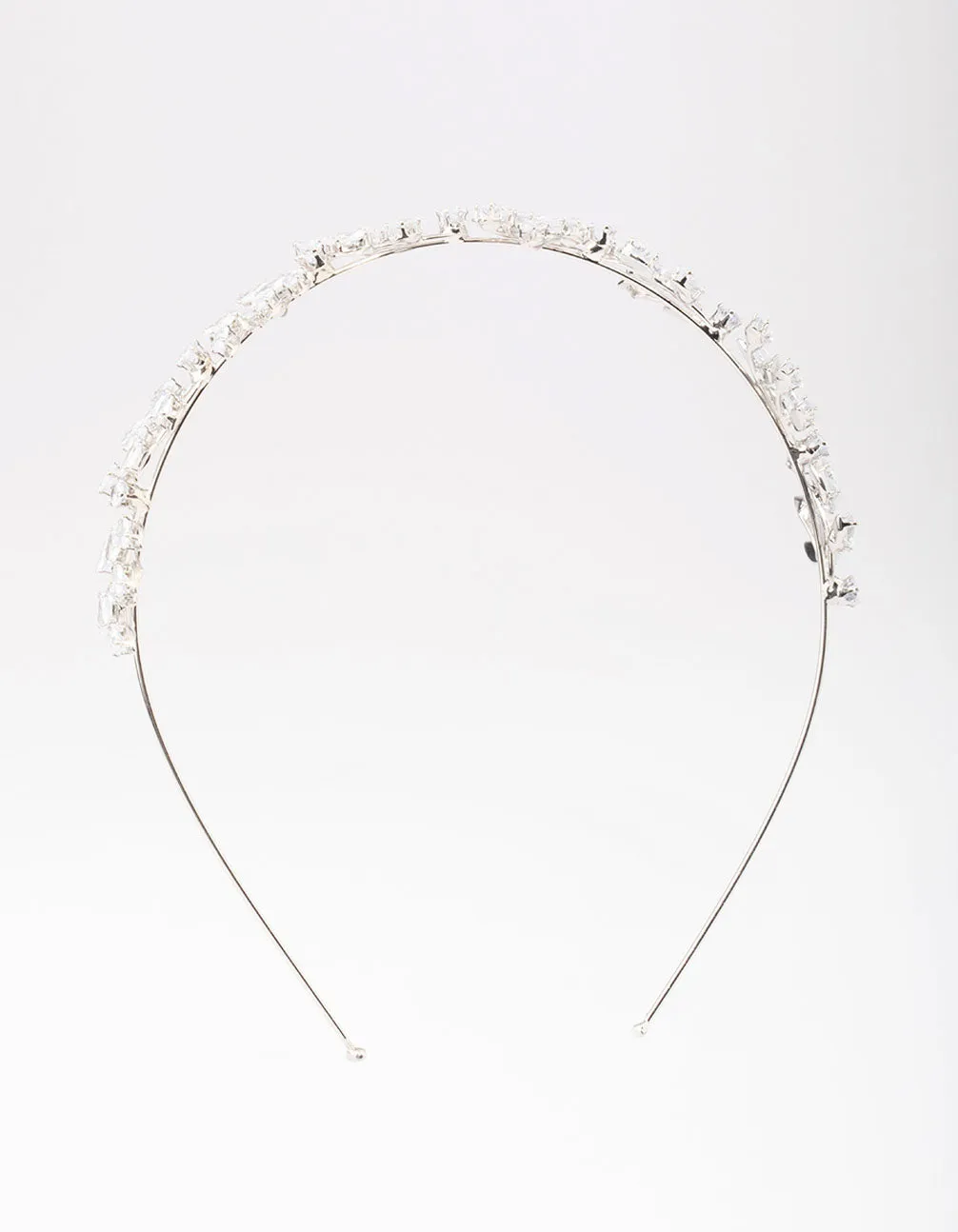 Silver Marquise Round Leaf Headband sold by lovisa