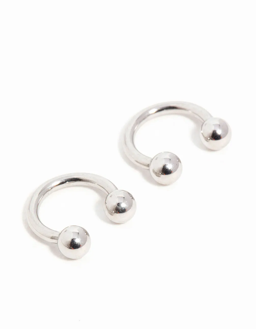 Titanium Open Hoop Earrings 2-Pack sold by lovisa