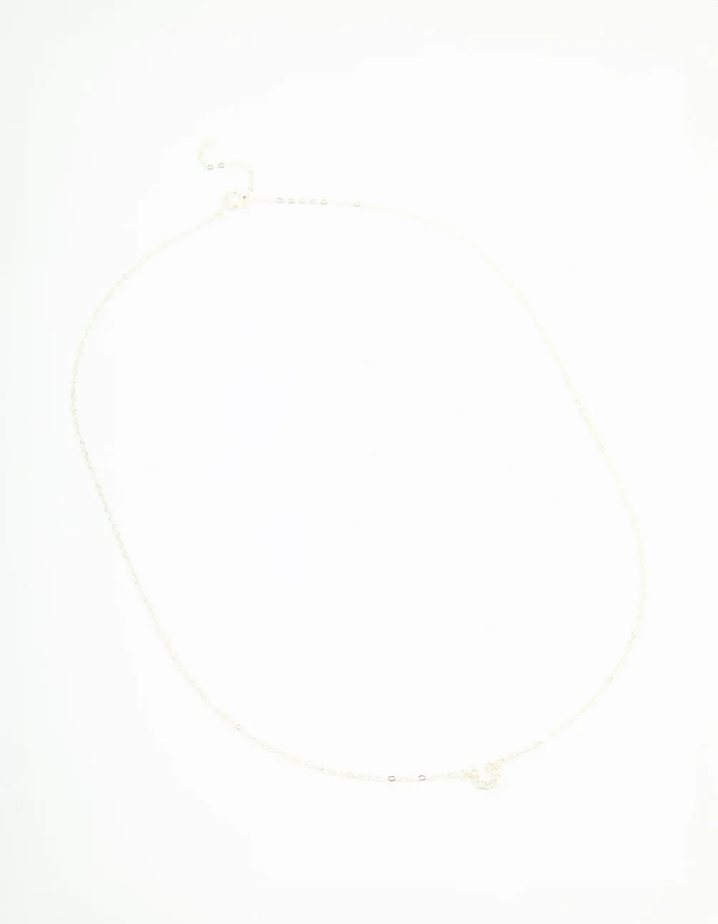 Sterling Silver Cubic Zirconia Horseshoe Necklace sold by lovisa product image thumbnail 2