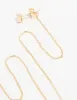 Gold Cubic Zirconia Threader Drop Earrings sold by lovisa