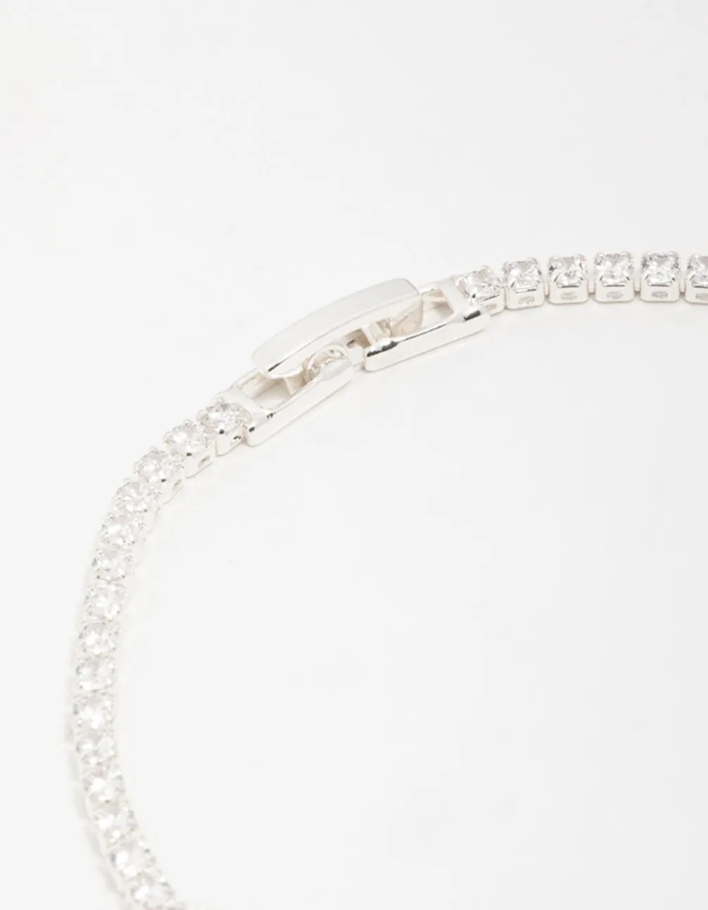 Silver Cubic Zirconia Mini Tennis Bracelet sold by lovisa product image thumbnail 3