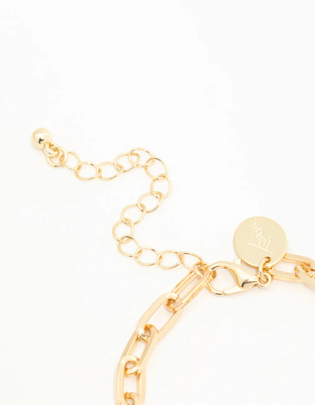 Gold Paperclip Bracelets 2-Pack sold by lovisa product image thumbnail 3