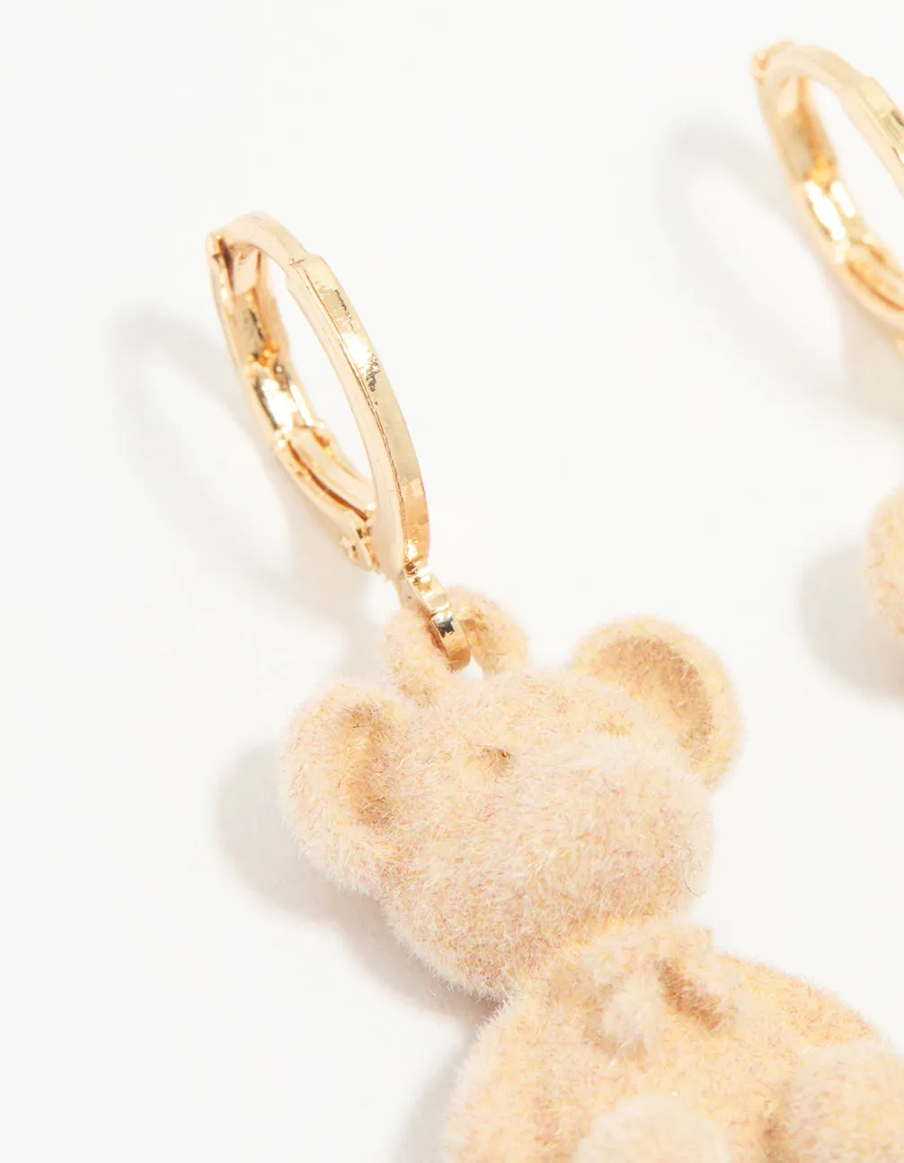 Gold Bear Huggie Drop Earrings sold by lovisa product image thumbnail 2
