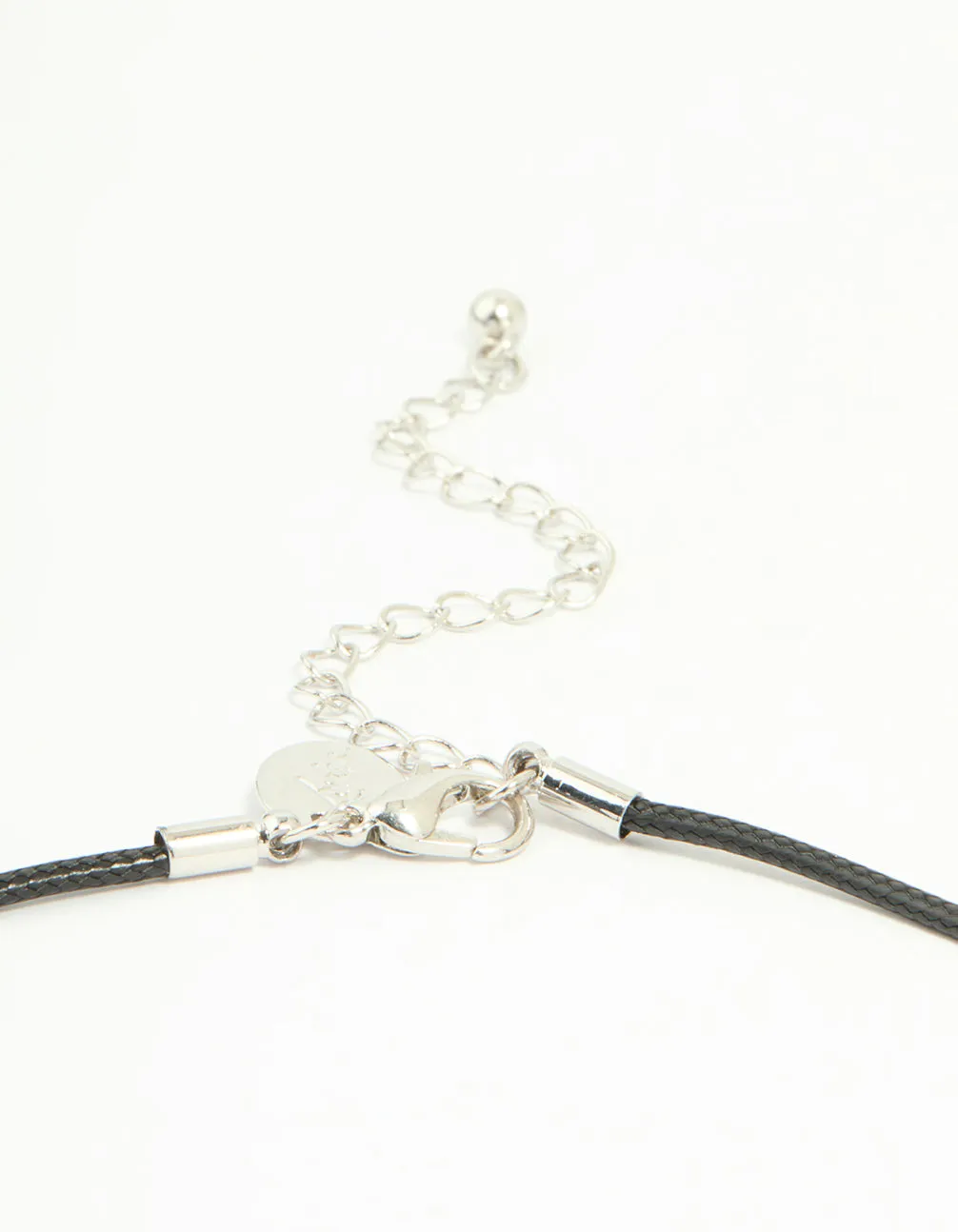 Red Bubble Heart Pendant Black Cord Necklace sold by lovisa product image thumbnail 3