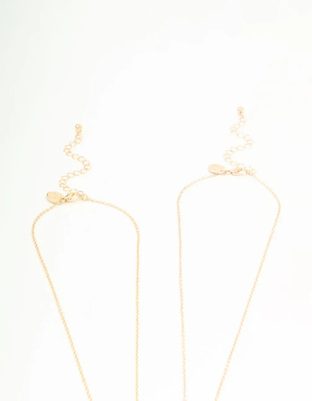 Gold Pink Diamante & Bow Necklaces 2-Pack sold by lovisa product image thumbnail 3