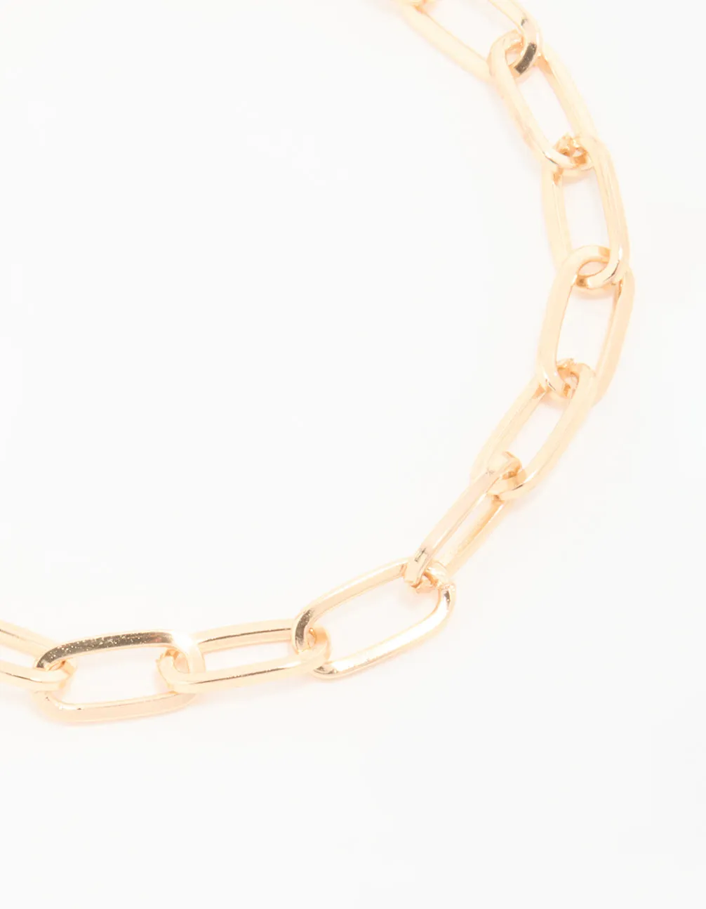 Gold Mixed Chain & Lock Bracelet 3-Pack sold by lovisa product image thumbnail 3