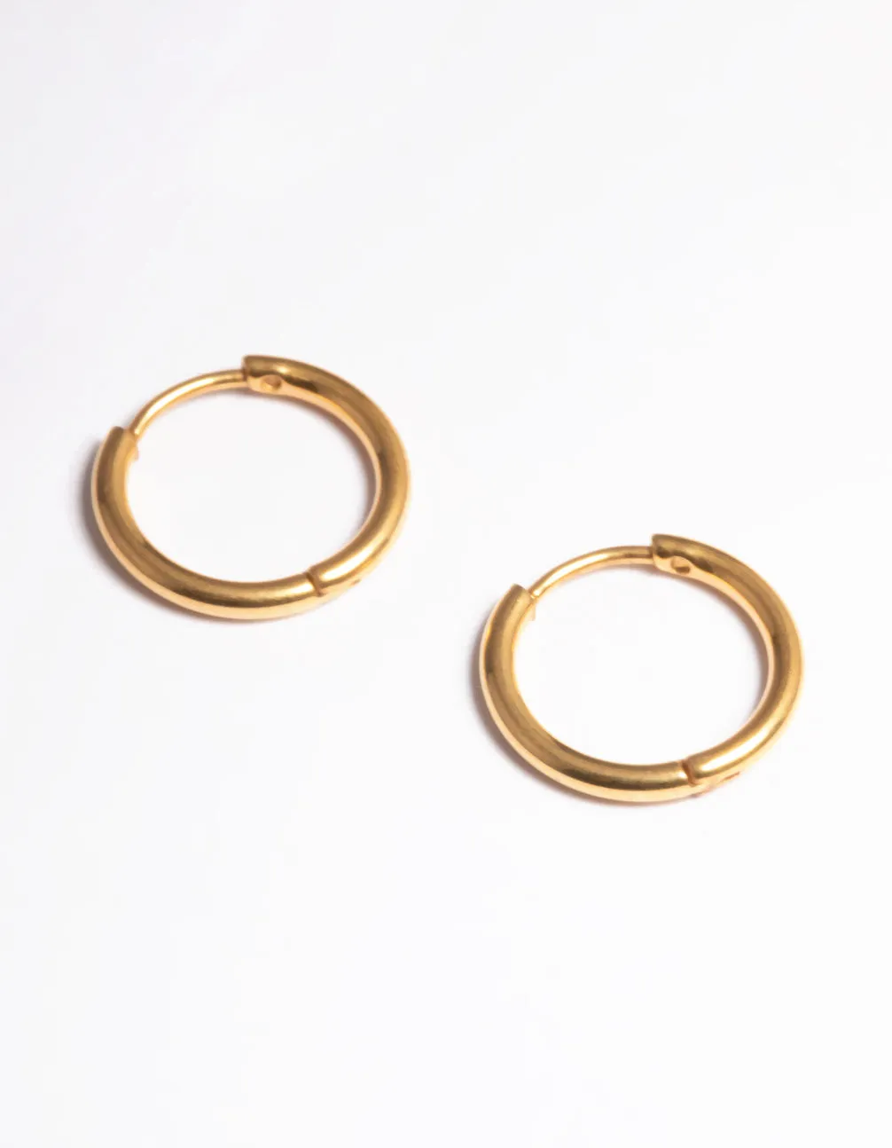 Gold Plated Basic Hinge Huggie Earrings sold by lovisa product image thumbnail 3