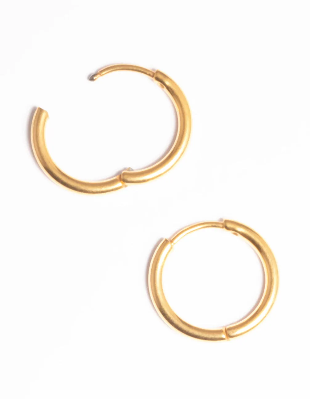 Gold Plated Basic Hinge Huggie Earrings sold by lovisa product image thumbnail 2