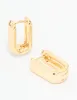 Gold Plated Small Rectangle Huggie Earrings sold by lovisa