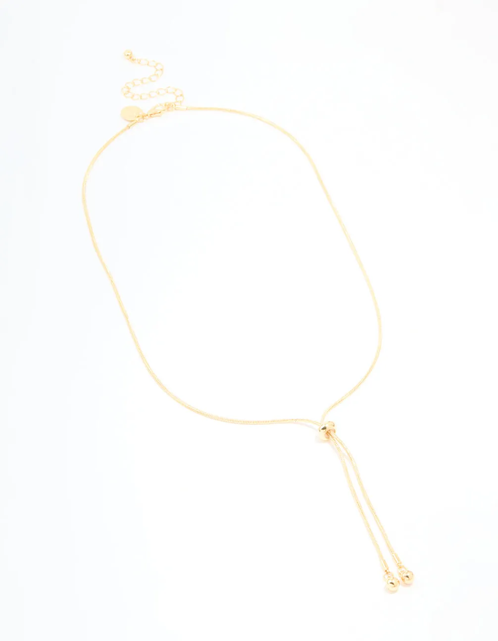 Gold Plated Adjustable Toggle Y-Necklace sold by lovisa product image thumbnail 2
