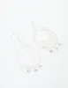 Silver Diamante Filigree Oval Drop Earrings sold by lovisa