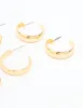 Gold Plated Smooth Hoop Earrings 3-Pack sold by lovisa