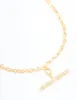 Gold Plated Diamante T-Bar Chain Necklace sold by lovisa