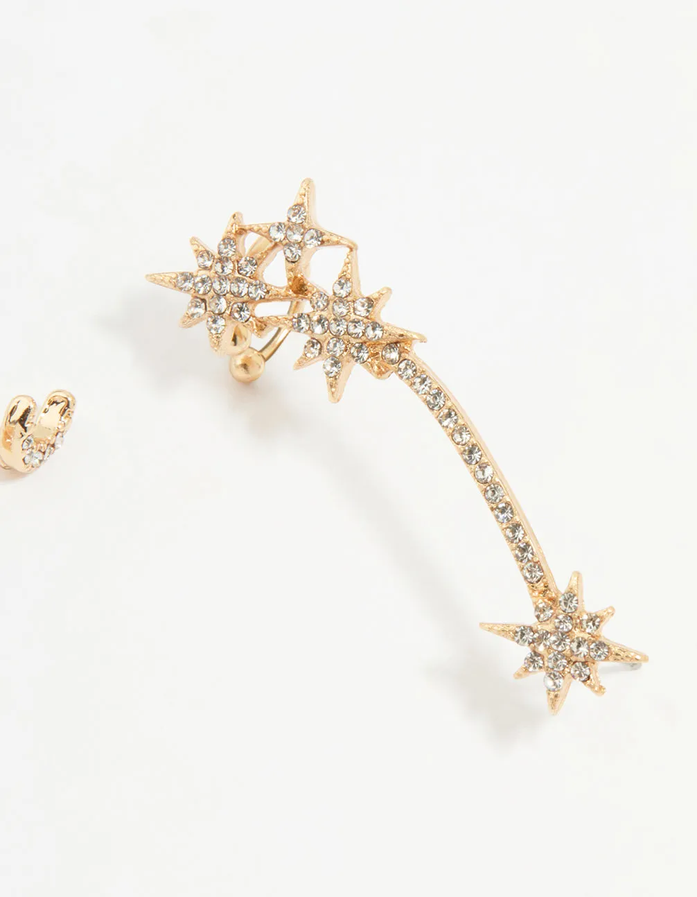 Gold Celestial Stacking Earrings 4-Pack sold by lovisa product image thumbnail 3