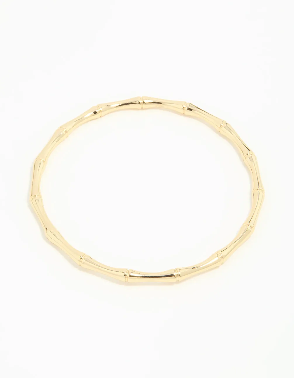 Gold Plated Bamboo Bangle sold by lovisa