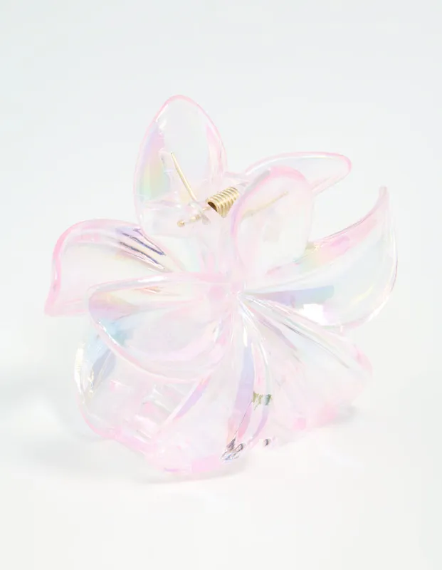 Iridescent Frangipani Claw Clip sold by lovisa