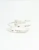 Silver Plated Cubic Zirconia Nail Wrap Ring sold by lovisa