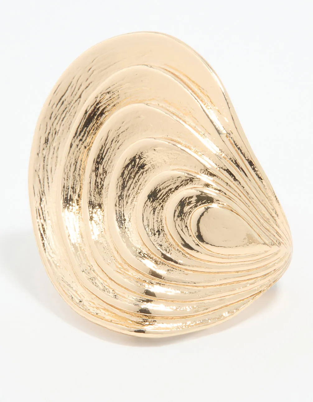 Gold Statement Oval Wave Ring sold by lovisa product image thumbnail 3