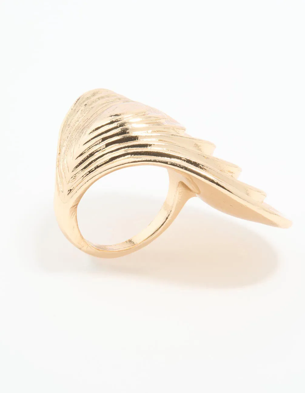Gold Statement Oval Wave Ring sold by lovisa product image thumbnail 2