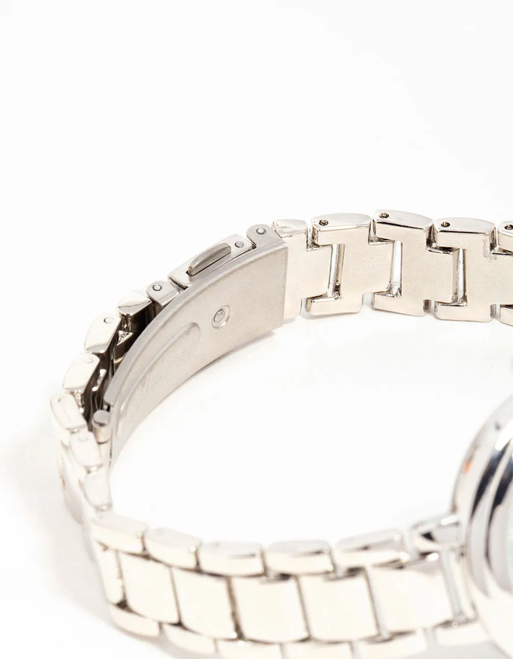 Silver Diamante Round Watch sold by lovisa product image thumbnail 3