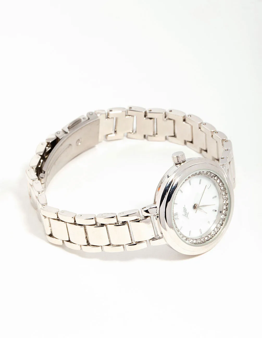 Silver Diamante Round Watch sold by lovisa product image thumbnail 2