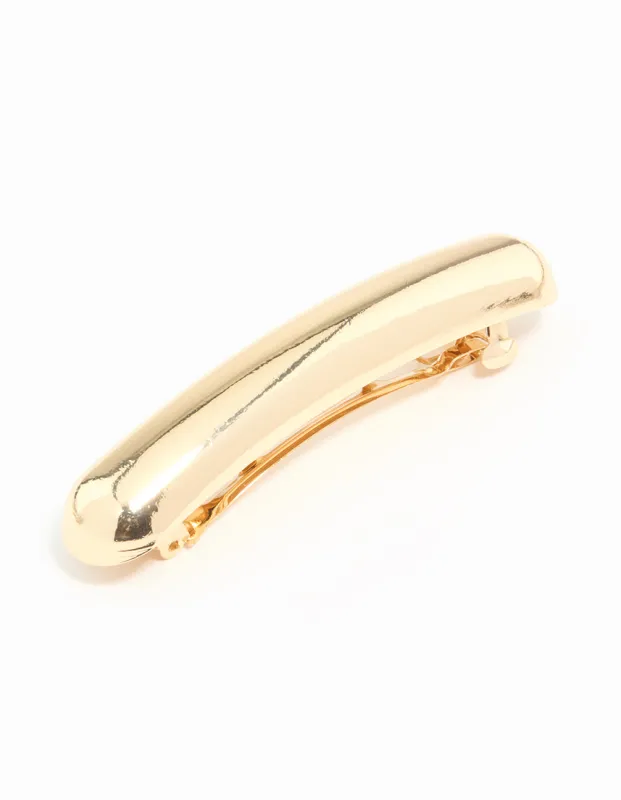 Gold Bar Hair Clip sold by lovisa