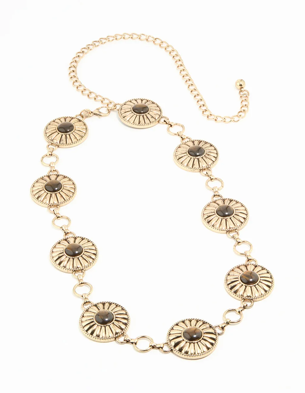 Antique Gold Bohemian Disc Belt sold by lovisa product image thumbnail 2