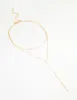 Waterproof Gold Plated Stainless Steel Layered Chain Y-Necklace sold by lovisa