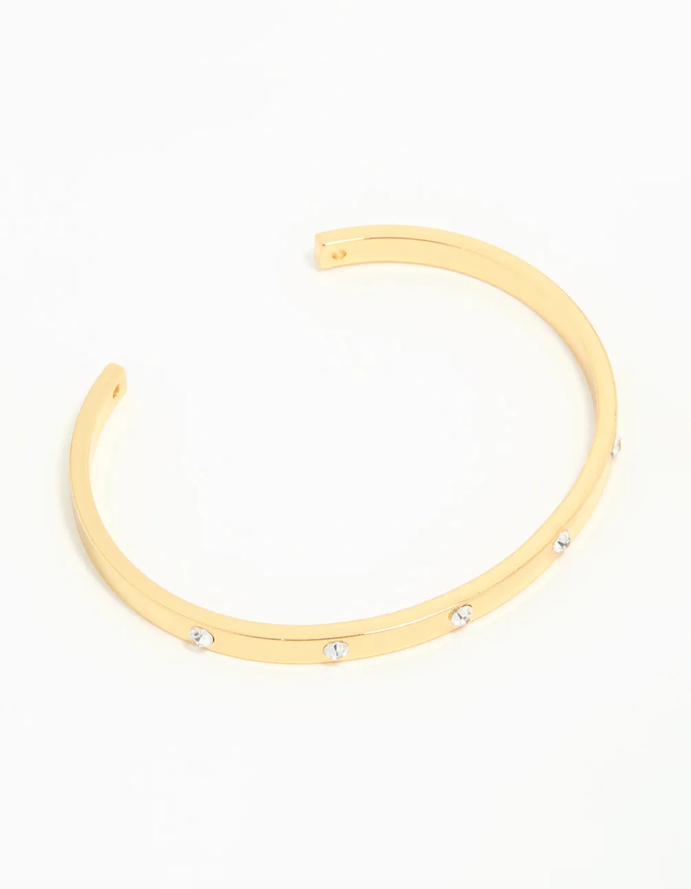 Gold Plated Diamante Wrist Cuff sold by lovisa