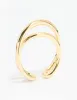 Gold Plated Open Band Ring sold by lovisa