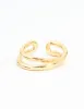 Gold Plated Open Band Ring sold by lovisa
