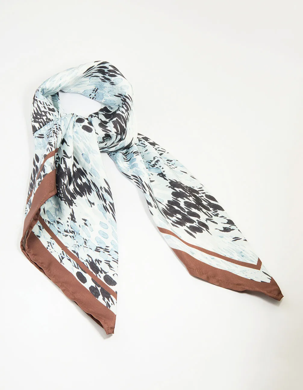 Abstract Animal Print Fabric Scarf sold by lovisa