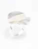 Silver Plated Textured Circle Ring sold by lovisa