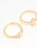 Gold Plated Cubic Zirconia Marquise Stacking Rings 3-Pack sold by lovisa