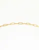 Waterproof Gold Plated Stainless Steel Cubic Zirconia T & O Necklace sold by lovisa