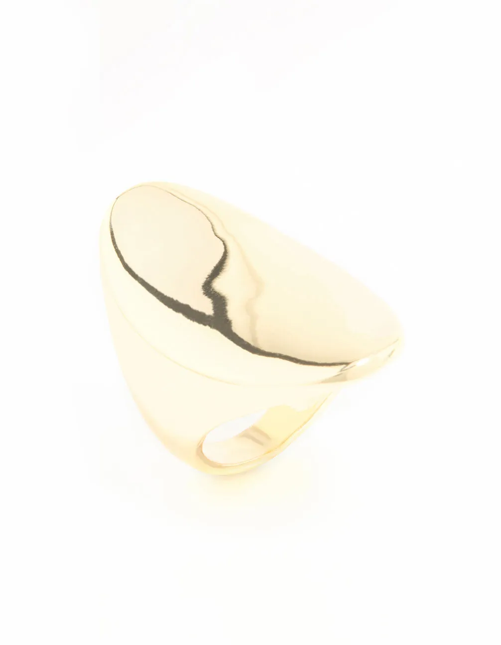 Gold Plated Large Oval Ring sold by lovisa product image thumbnail 2