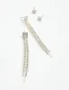 Silver Diamante Stud Earring Set sold by lovisa
