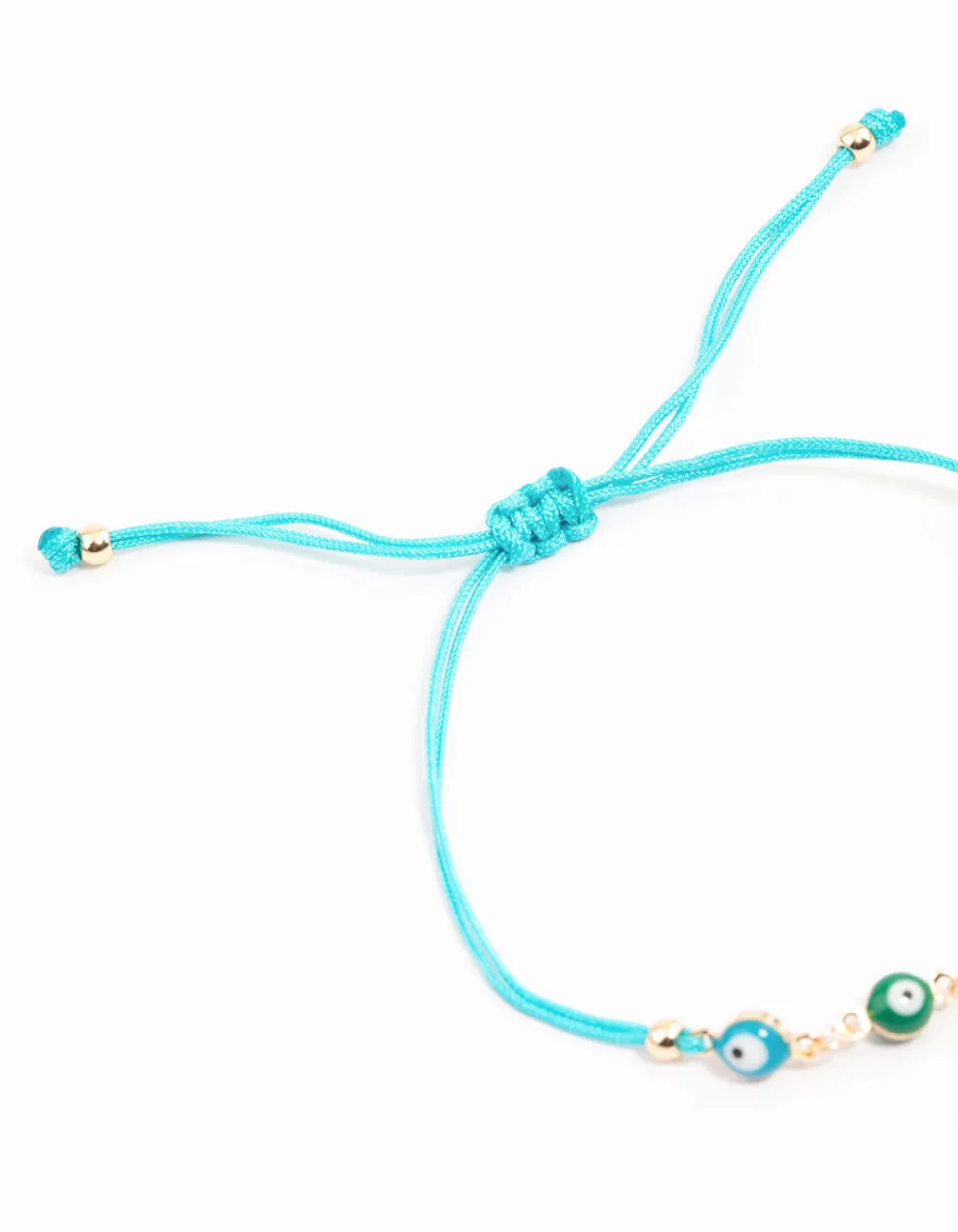 Gold Multi Evil Eye Chain Bracelet sold by lovisa product image thumbnail 3