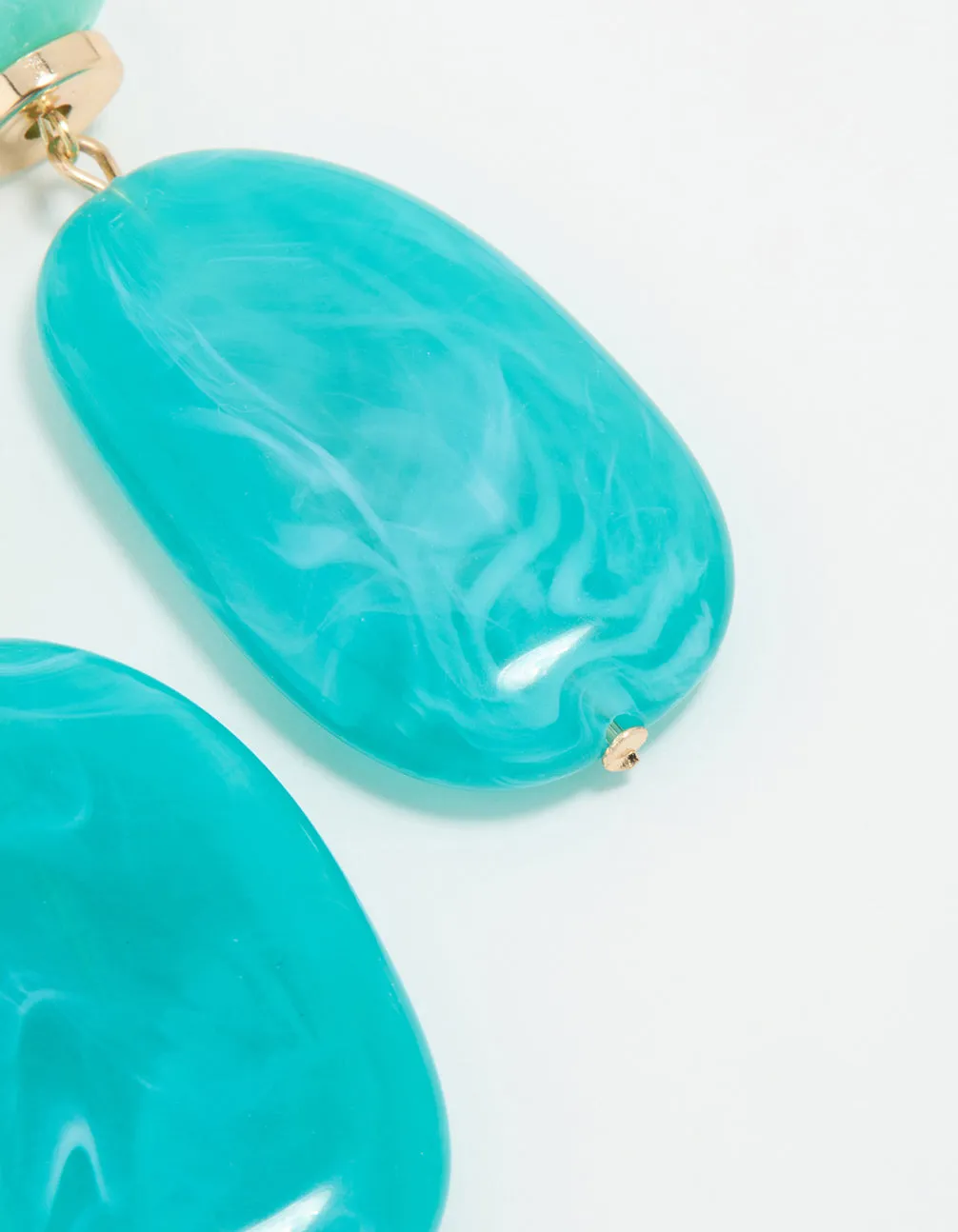 Blue Acrylic Beaded Drop Earrings sold by lovisa product image thumbnail 3