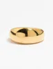 Waterproof Gold Plated Stainless Steel Thick Signet Ring sold by lovisa