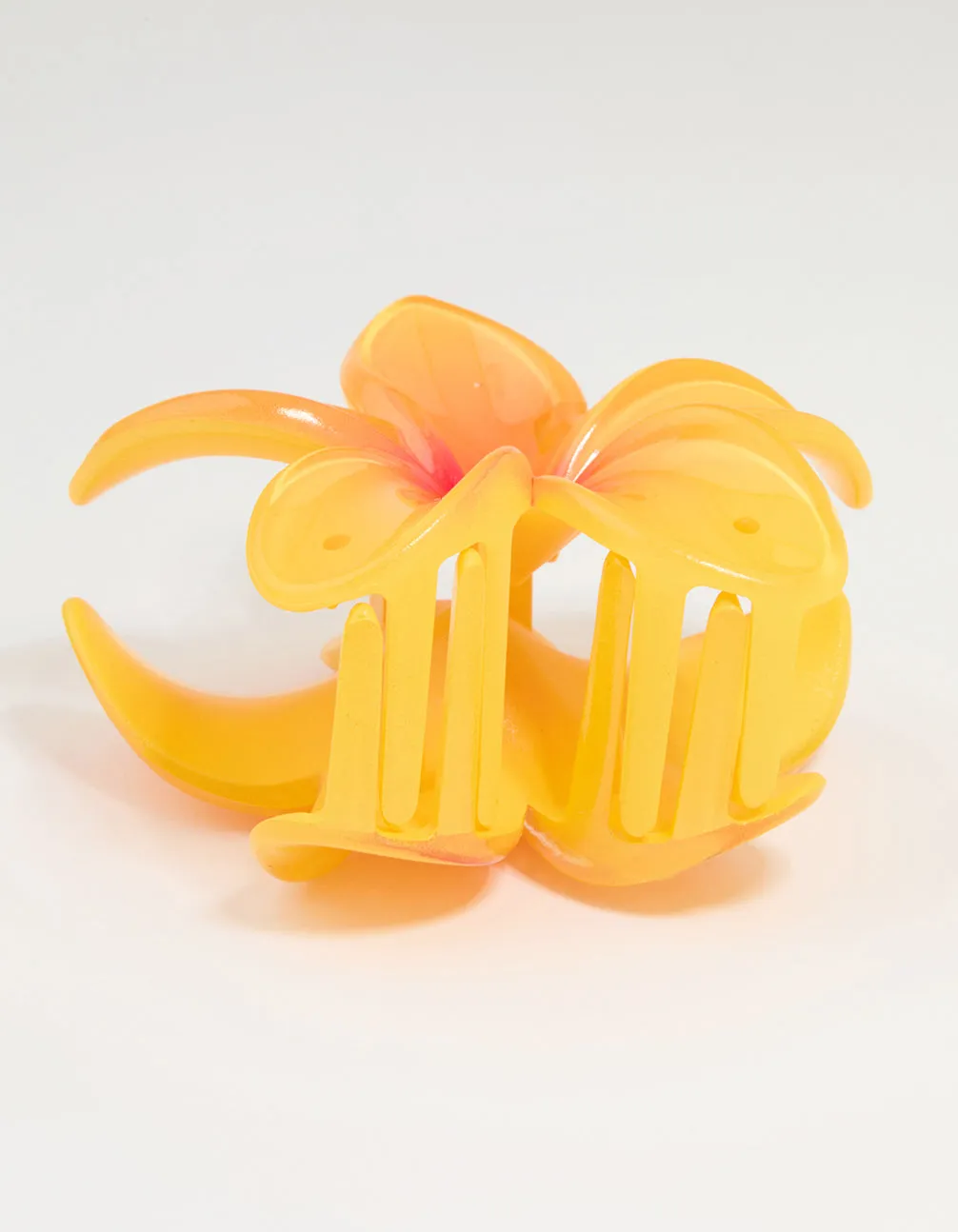 Yellow & Orange Ombre Frangipani Claw Clip sold by lovisa product image thumbnail 2