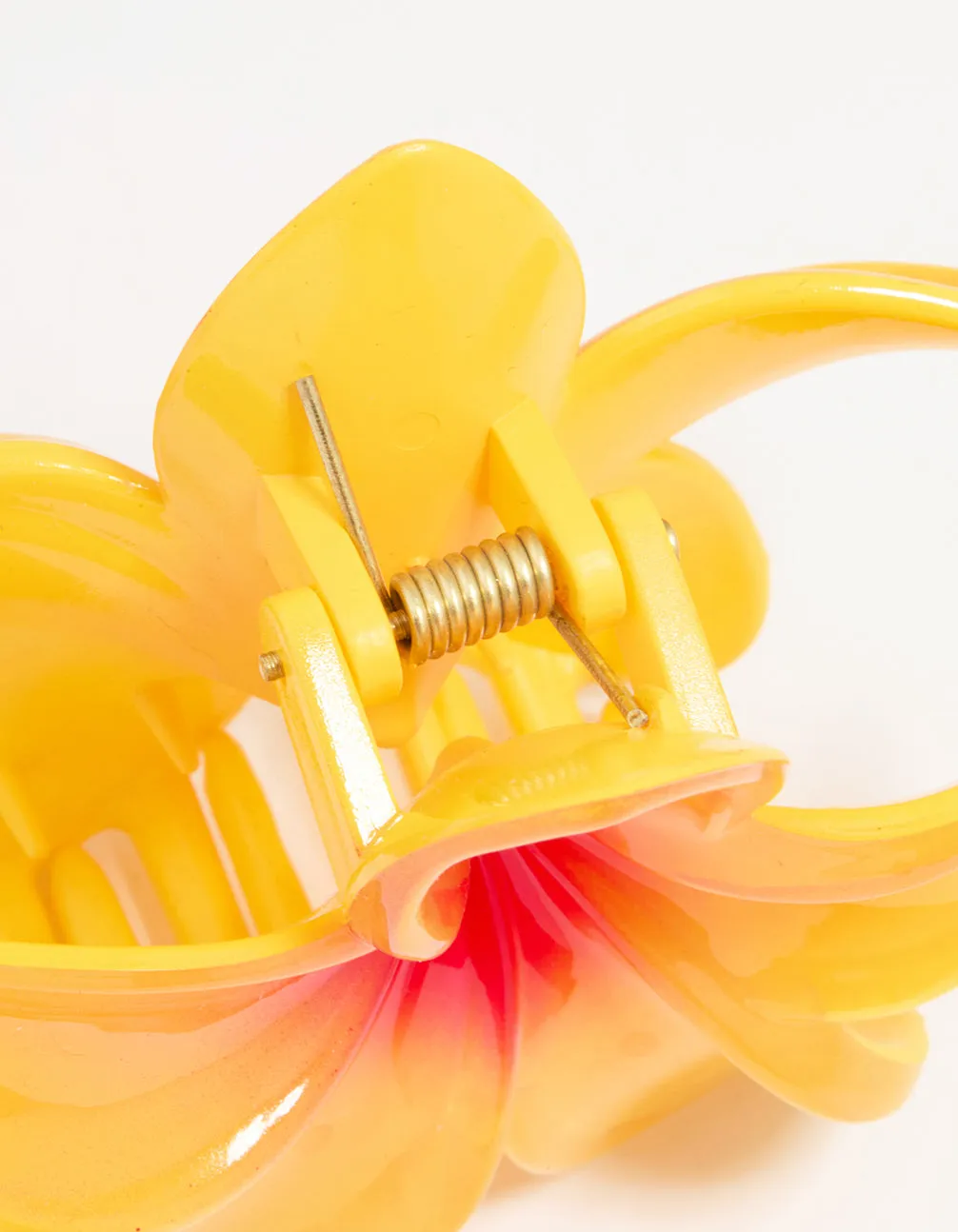 Yellow & Orange Ombre Frangipani Claw Clip sold by lovisa product image thumbnail 3