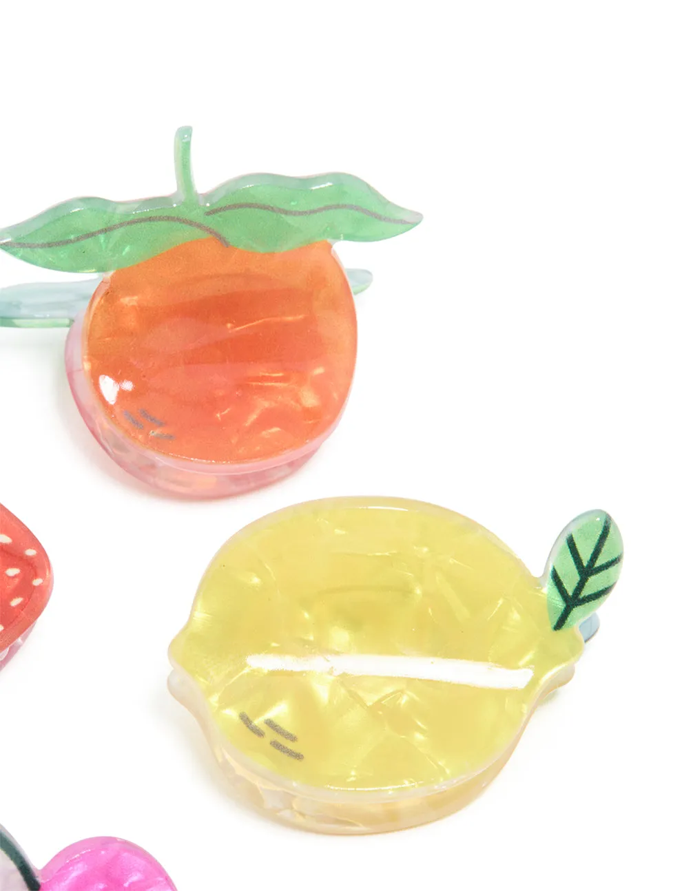 Acrylic Mini Fruit Claw Clips 4-Pack sold by lovisa product image thumbnail 3
