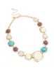 Organic Neutral & Turquoise Stone Necklace sold by lovisa