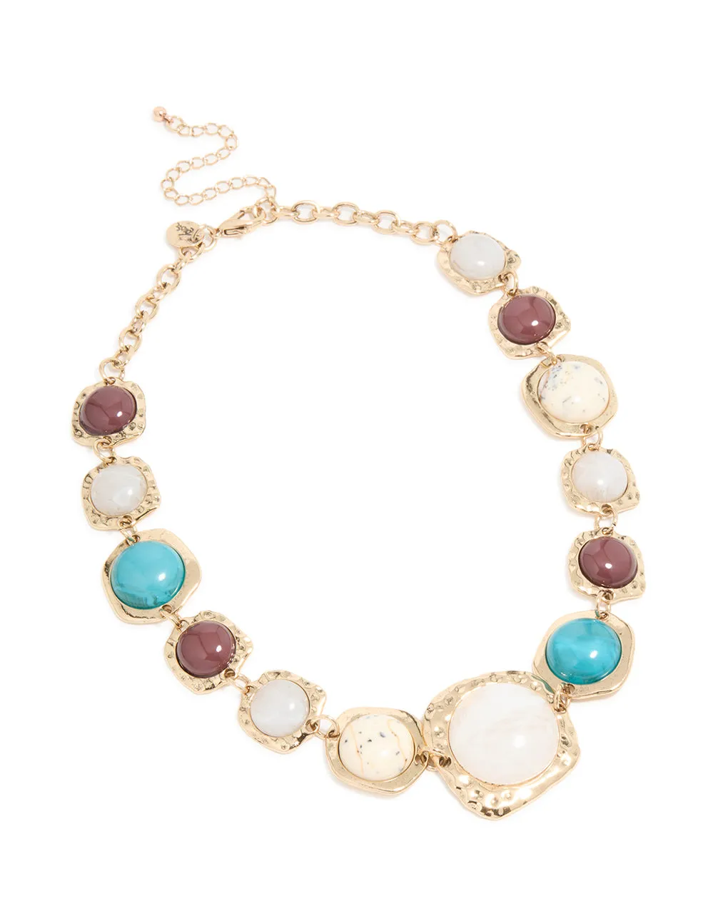 Organic Neutral & Turquoise Stone Necklace sold by lovisa product image thumbnail 2